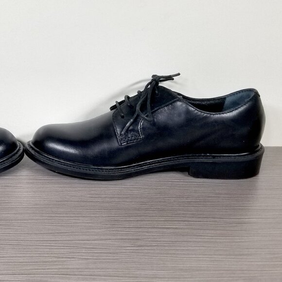 C2 by Calibrate Kids’ Lace-Up Dress Shoes, Black Leather, Little Kid Size 1 - Picture 9 of 12